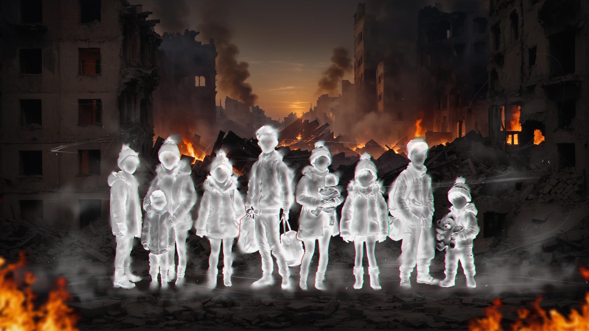 When did ukrainian children become military targets?